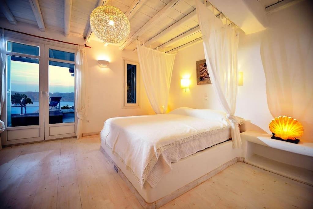Allaya,Panormos Villa Private Pool Eksteriør billede