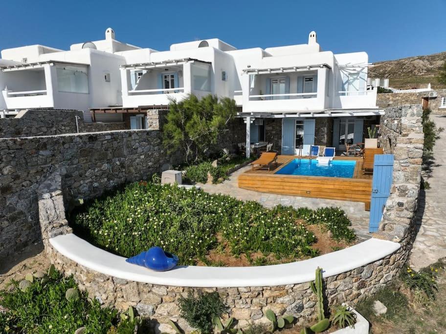 Allaya,Panormos Villa Private Pool Eksteriør billede